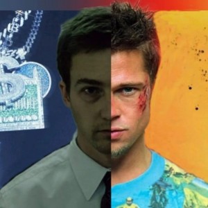 Create meme: brad pitt Tyler Durden, brad pitt fight club