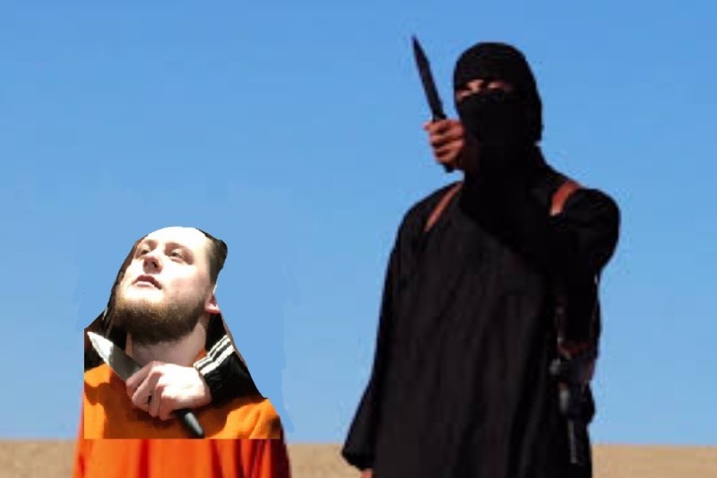 Create meme: jihadi John the executioner of isis, Jihadi John beheading, isis executions