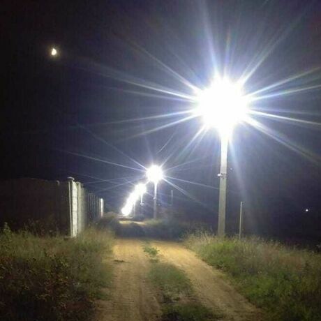 Create meme: street lighting in the village, overhead power line, street lighting