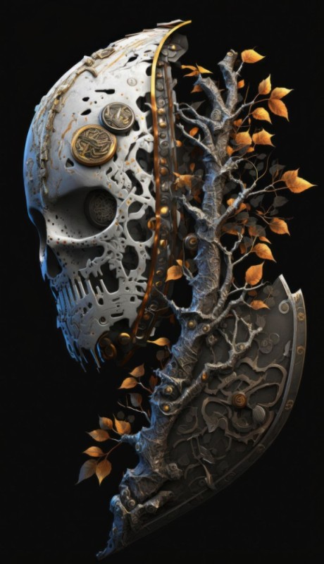 Create meme: skull 3 D, skull , skull art