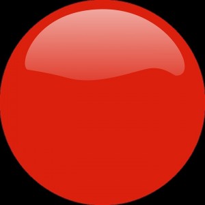 Create meme: the red circle, panic button