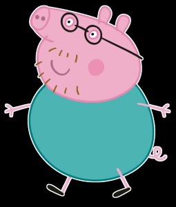 Create meme: peppa, daddy pig, daddy pig