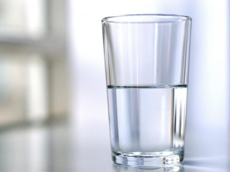 Create meme: half a glass of water, a half-empty glass, empty glass