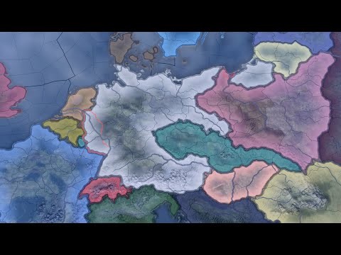 Создать мем: карта европы hoi 4, польско румынское королевство хой 4, hoi 4 карта