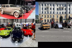 Create meme: retro cars, auto Museum of Italy in Rome, car