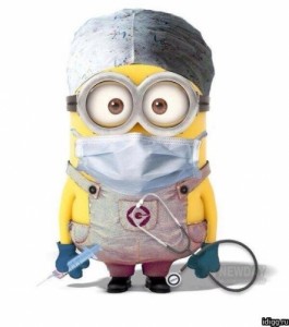 Create meme: medic, minions, minion