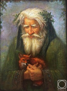 Создать мем: художник игорь валерьевич майков., старец картина, славянские боги велес