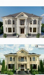 Создать мем: фасады домов, фасад дома, узбекский фасадный дом красивый
