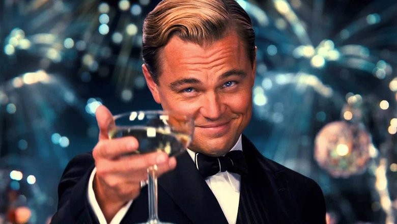 Create meme: Leonardo DiCaprio the great Gatsby, DiCaprio Gatsby, Leonardo DiCaprio the great Gatsby