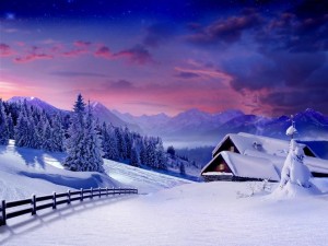 Create meme: landscape winter, winter snow, winter landscapes