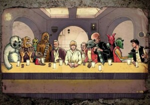 Create meme: the last supper