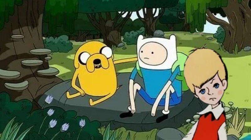 Create meme: fin and Jake, adventure time season 1, adventure time Jake