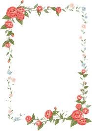 Create meme: frame of flowers, flower frame, flower border
