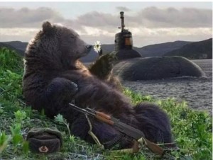 Create meme: Russian bear, meme bear, Russian back