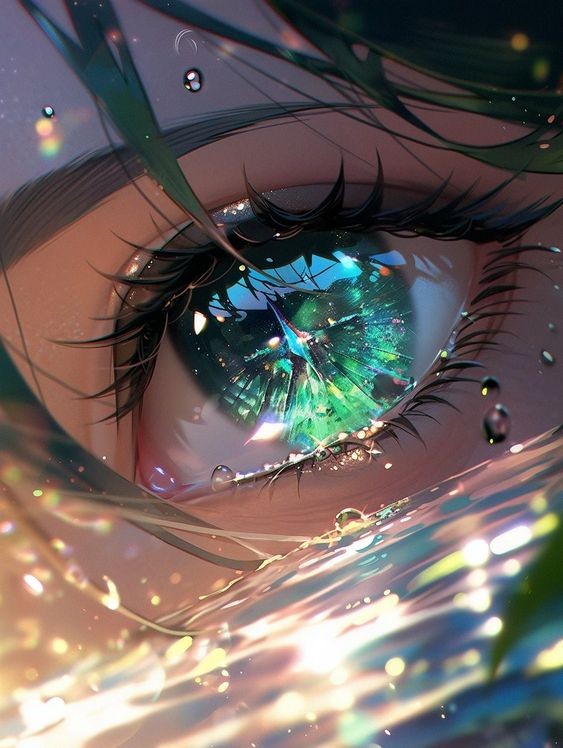 Create meme: beautiful anime eyes, anime is beautiful, anime eyes art