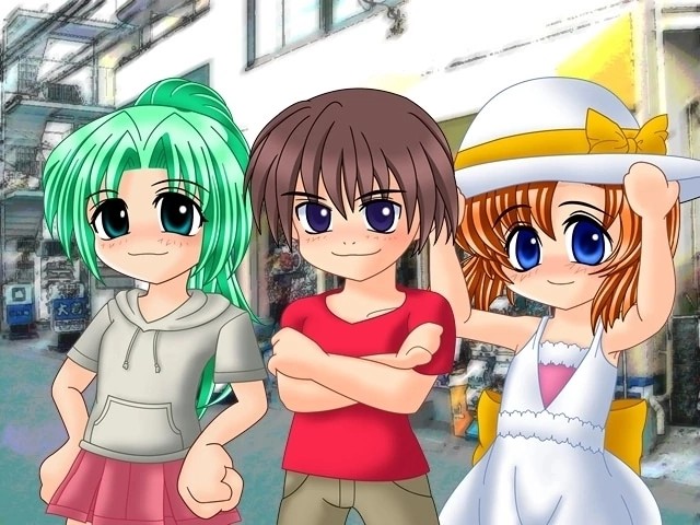 Create meme: higurashi, higurashi usoda, Higurashi when they cry visual novel