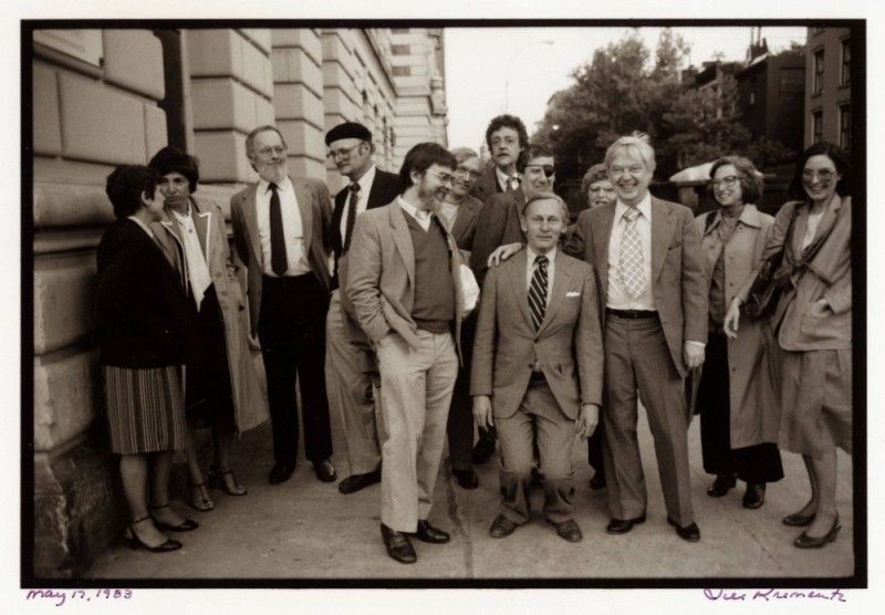 Create meme: robert coover, from left to right, john hawkes