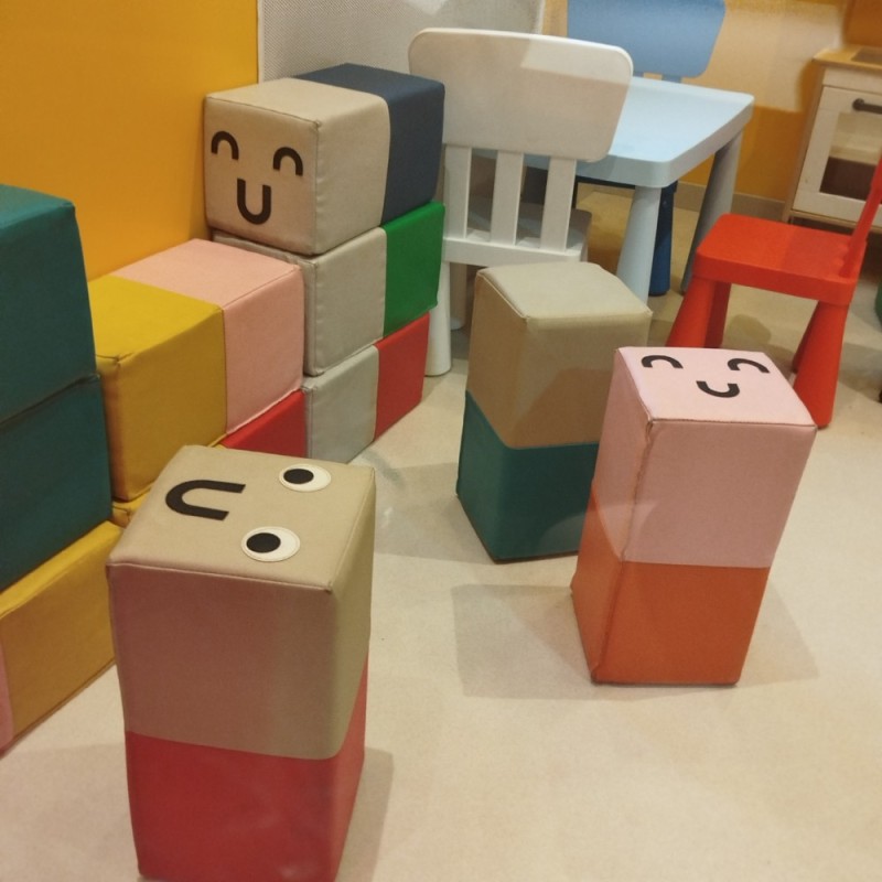 Create meme: soft cubes, cube constructor, the cubes are large for the game room