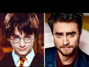 Create meme: the actors of Harry Potter then and now 2018, the actors of Harry Potter in my childhood, Daniel Radcliffe Harry Potter
