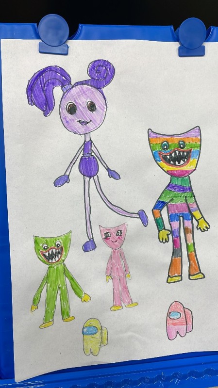 Create meme: figure , simple drawings, kishi misi drawing for children