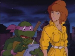 Создать мем: шреддер, teenage mutant ninja turtles, эйприл