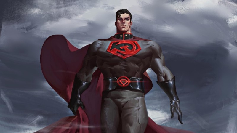 Создать мем: бэтмен против супермена: на заре справедливости, супермен ред сан, бэтмен красный сын