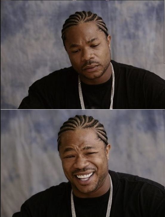 Create meme: Xzibit meme, dawg face, ixzibit car for pumping