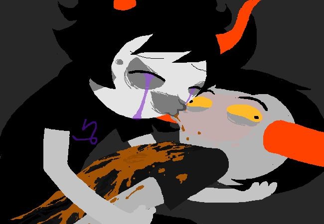 Создать мем: каркат, vriska homestuck screen, homestuck karkat