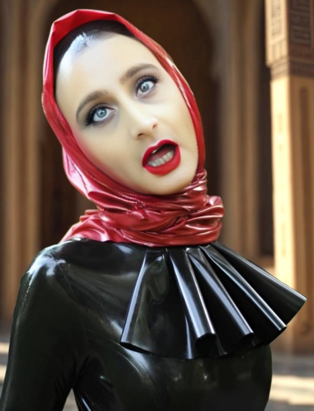 Create meme: latex by Marilyn yusuf, latex hijab, Marilyn Yusuf