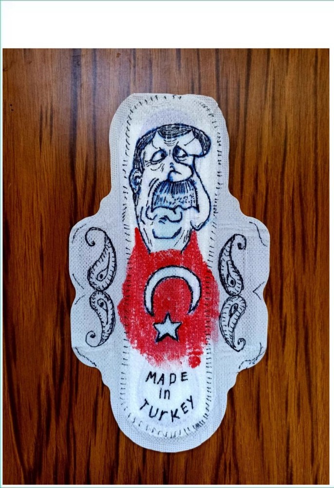 Create meme: gasket with blood, Turkish souvenirs magnets, creative souvenirs