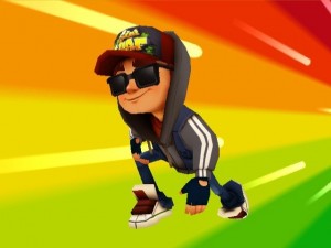 Create meme: game subway surfers, subway surfers