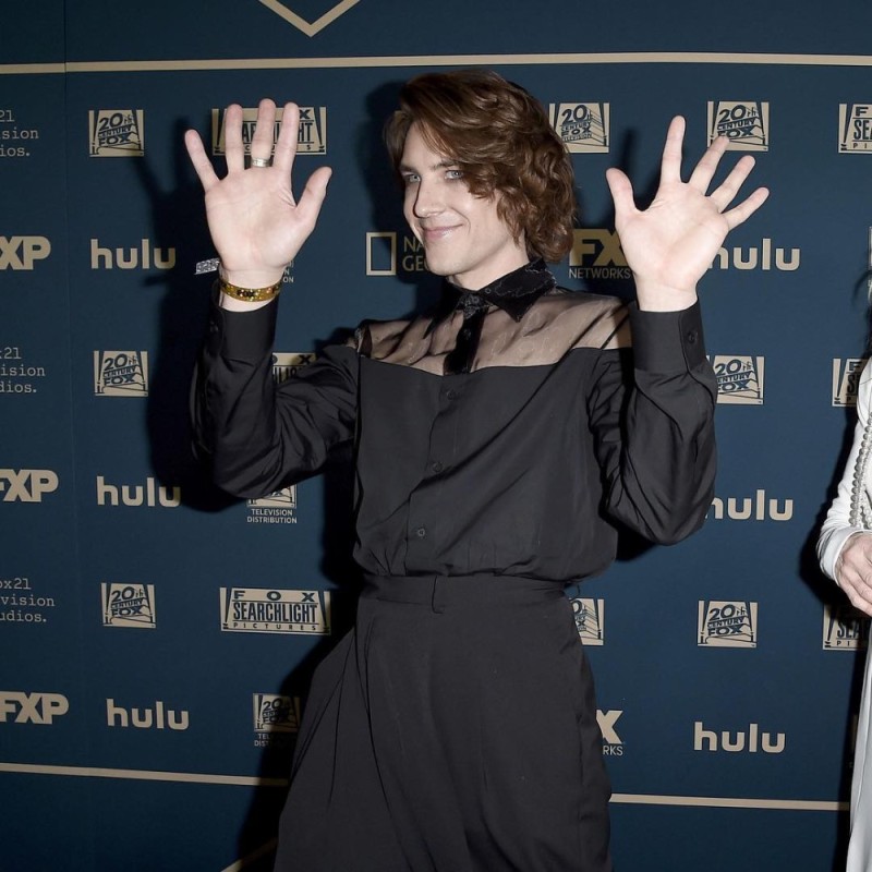 Create meme: Cody Fern Golden Globe, golden globe , American horror story 