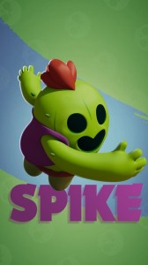 Create meme: spike APG brawl stars, the spike brawl stars, arts brawl stars spike