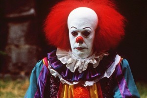 Create meme: Tim curry Pennywise, Pennywise 1990 film, Pennywise 1990