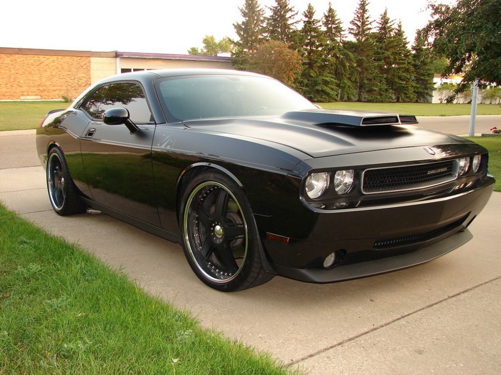 Dodge Challenger Tuning чёрный