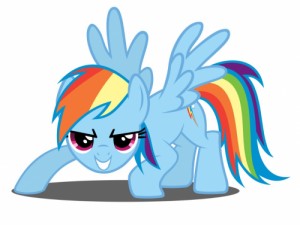 Create meme: rainbow dash, ponyville, pony