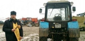 Create meme: MTZ, The Gryazovets district, tractor