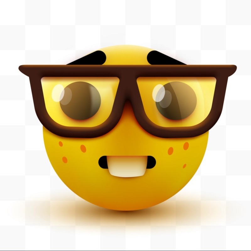 Create meme: smiley with glasses, smiley face with black glasses, smiley face