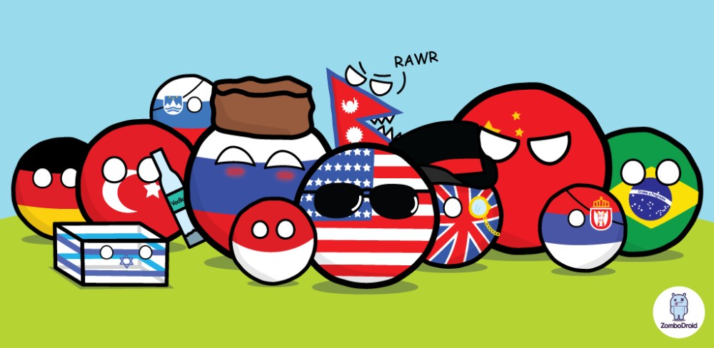 Create meme: poland countryballs, Nepal country Balls, countryball belarusball