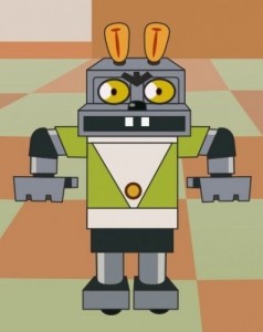 Create meme: the robot from Oh wait, hare robot, Oh wait Bunny robot