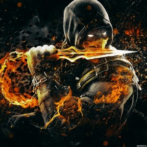 Create meme: art mortal, mortal kombat art, mortal kombat scorpion