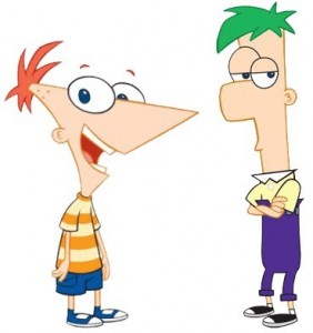 Create meme: dress, Phineas and ferb, Phineas and ferb