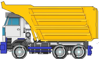 Create meme: kamaz dump truck, dump truck KAMAZ 65115, kamaz 6520 dump truck drawing