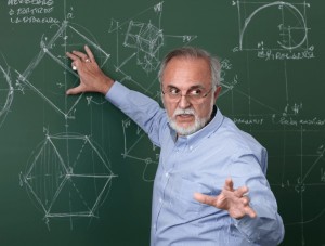 Create meme: when you explain, Professor, the scientist at the blackboard