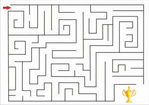 Create meme: maze game, Maze