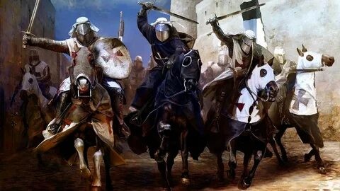 Create meme: medieval knight art, Mariusz Kozik, the Crusades 
