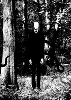 Create meme: slendermen , does slenderman exist, slenderman is real