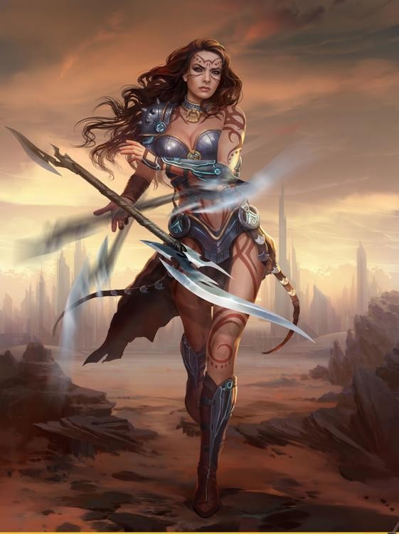 Create meme: fantasy girl warrior, Warrior art, Ellie Chidgley is a warrior