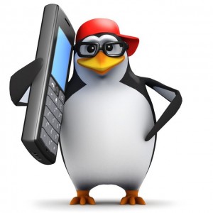 Create meme: meme penguin phone, the penguin with the phone