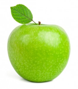 Создать мем: яблочко с листочком зеленое, яблоко груша, яблоко